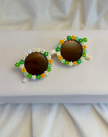 Personalized Green Toddler Sunglasses