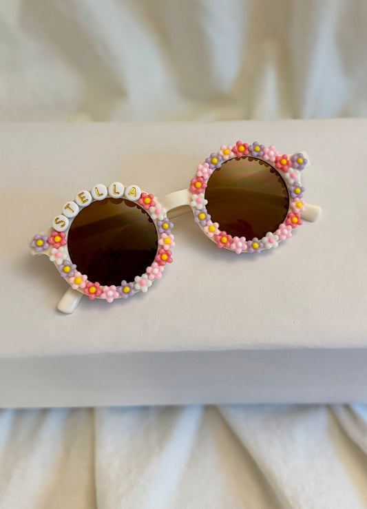 Personalized Pink&Purple Toddler Sunglasses