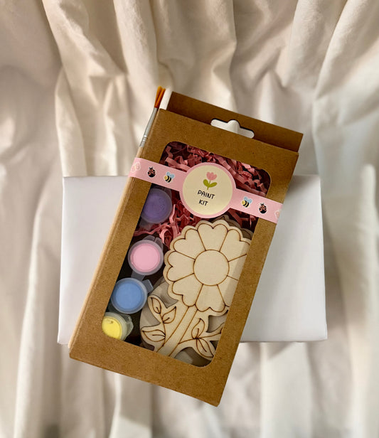 Paint Your Own Wooden Flower Kit